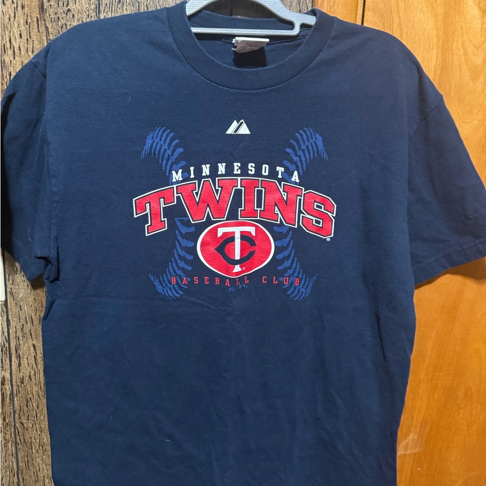 Majestic Navy Minnesota Twins Tee